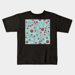 Winter Berries Kids T-Shirt